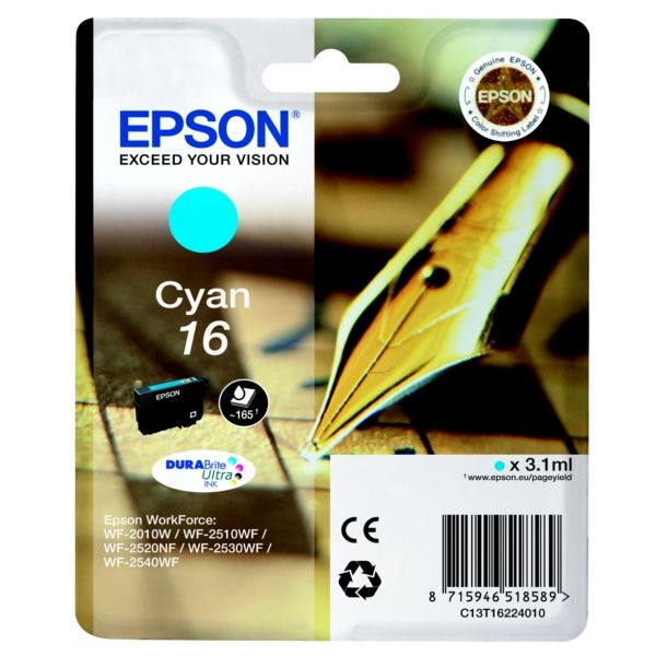 Epson T16224010 (16) Cyan tintapatron
