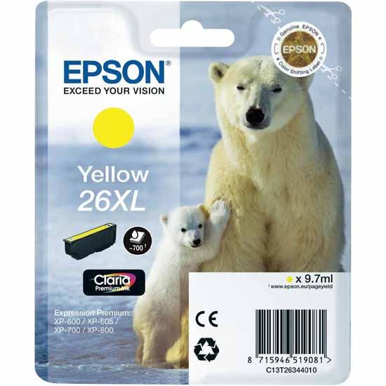 Epson 26XL sárga T26344010 tintapatron