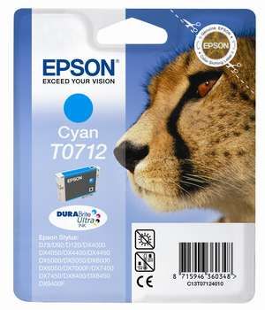 Epson T07124010 cyan tintapatron