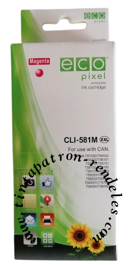 CLI-581 M XXL magenta utángyártott Ecopixel CLI-581 M XXL magenta utángyártott Ecopixel