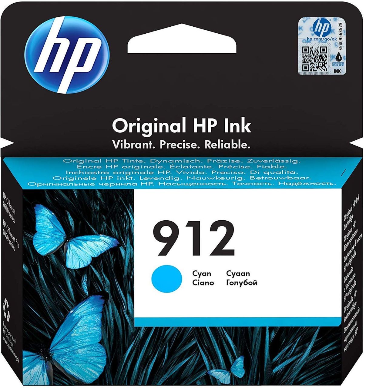 HP 912 cián eredeti tintapatron -