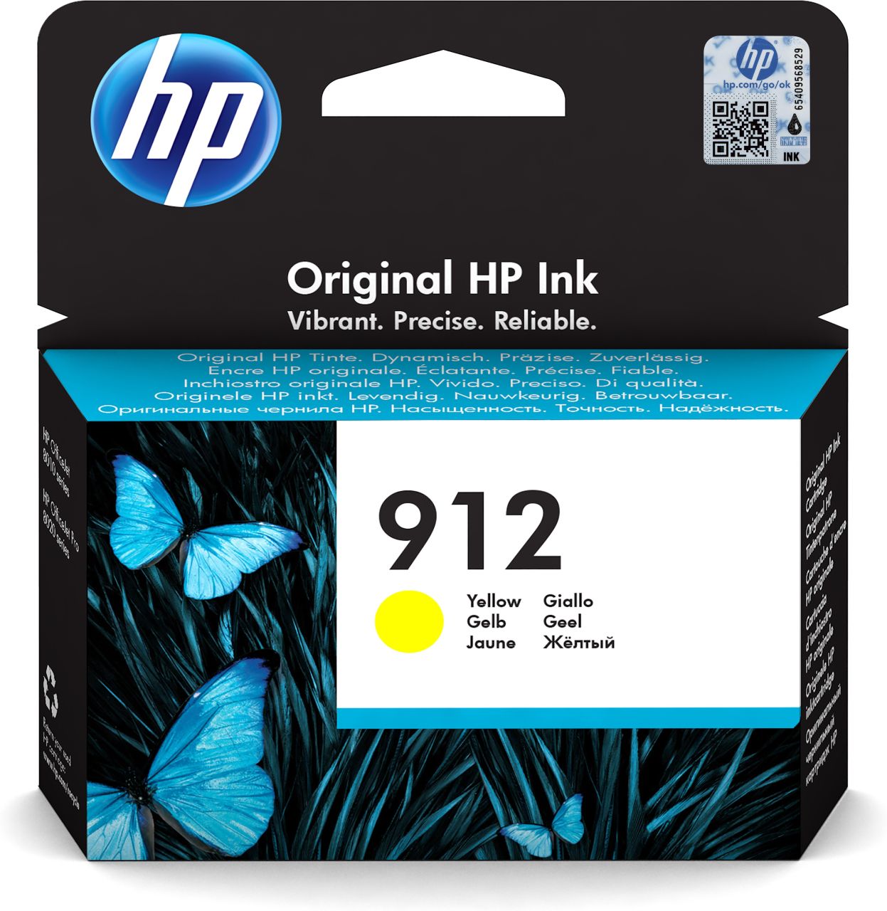 HP 912 sárga eredeti tintapatron 